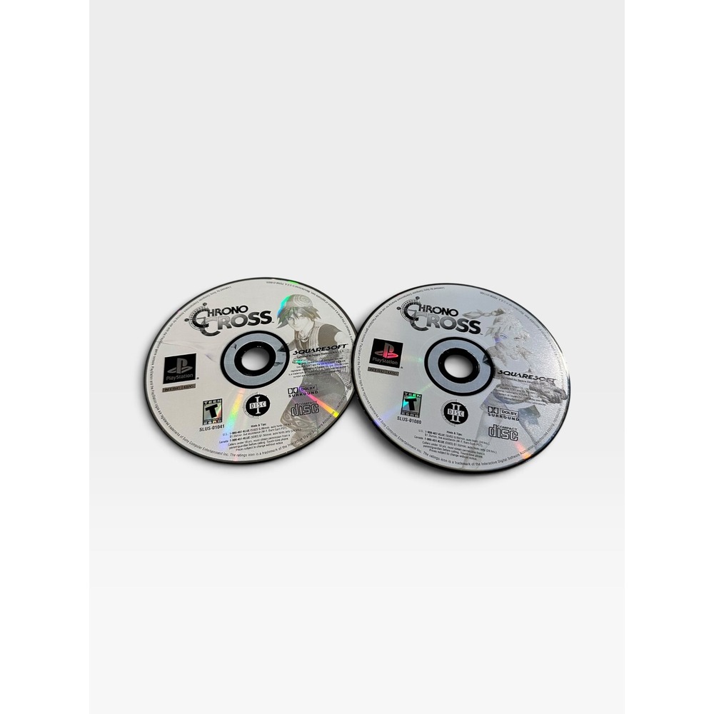 Chrono Cross Sony PlayStation PS1 Pre-owned Discs 1 & 2 Only Squaresoft